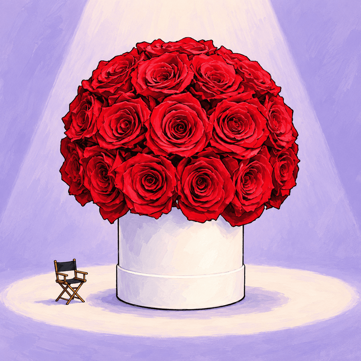 Main Character: an illustrated Deliverose composition.