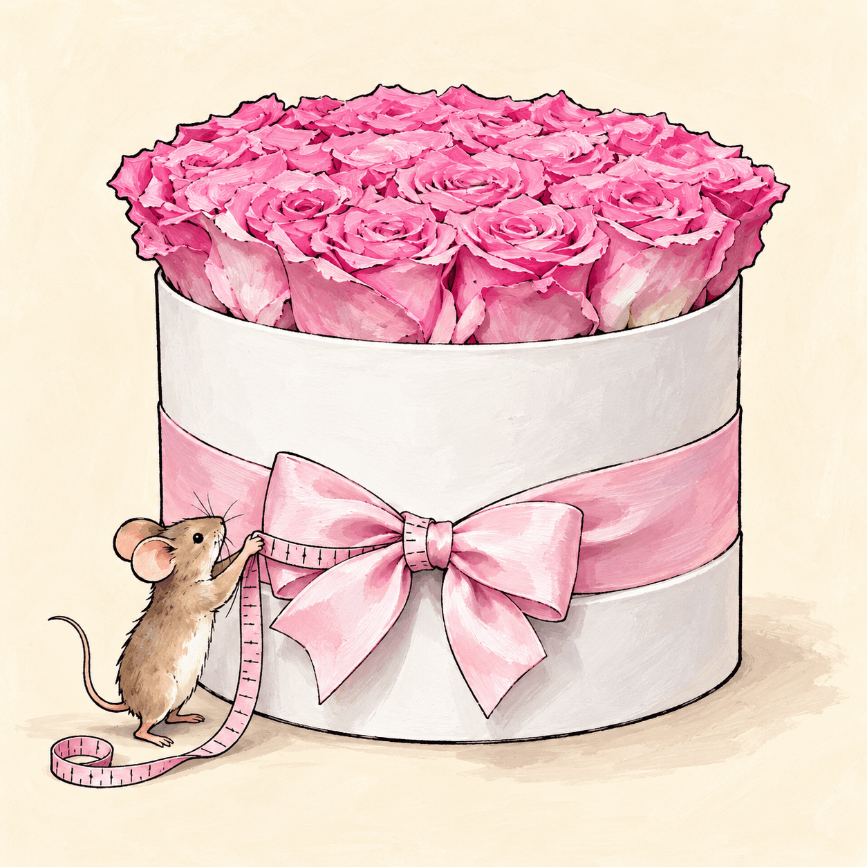 Perfectly Tied: an illustrated Deliverose composition.